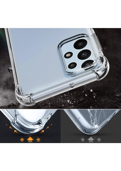 Samsung Galaxy A72 Uyumlu Köşe Korumalı Şeffaf Kılıf modelleri