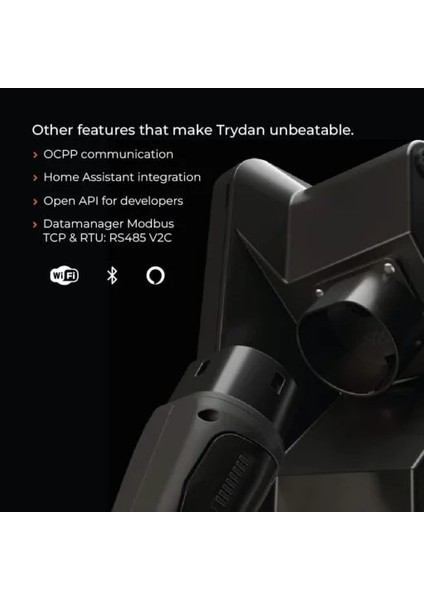 Trydan 22KW– Güneş Panelleriyle Entegre Güç Dengeleyicili Akıllı Araç Şarj Istasyonu