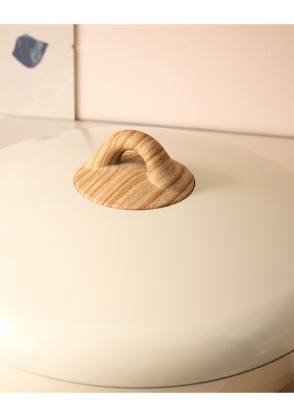 Manon Wok Tava - Beyaz - 30 cm fırsatları