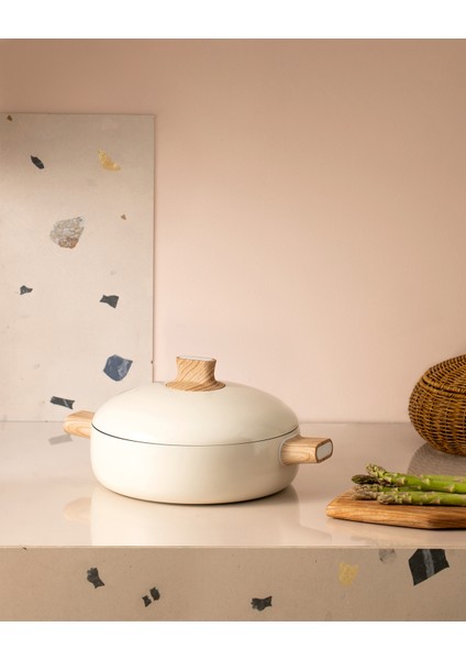 Manon Tencere - Beyaz - 28 cm