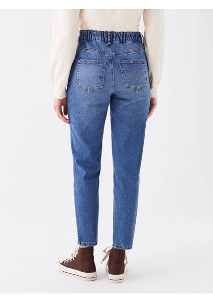 Lcw Modest Indigo Straight Fit Kadın Jean Pantolon fırsatları