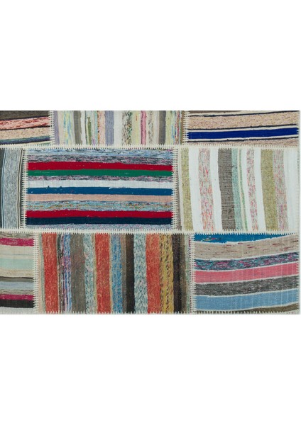 Girit Bej Çizgili Yün Modern Desenli Yün Hav Toz Vermez Leke Tutmayan Salon Yolluk Mutfak El Dokuma Halı indirimleri