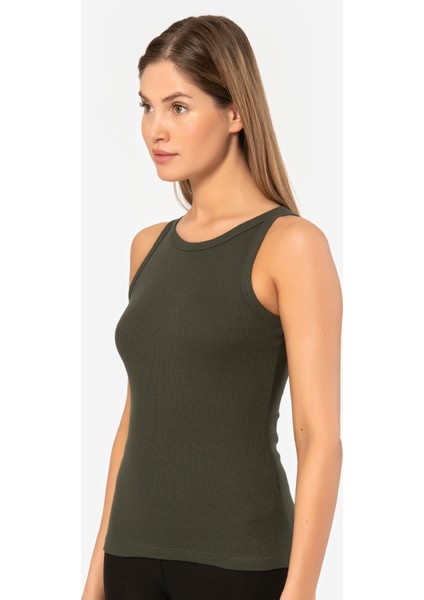 Kadın Halter Yaka Fitilli Atlet modelleri