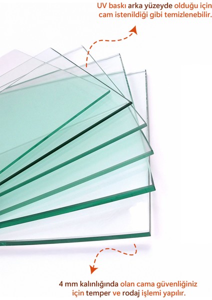 Rengarenk Geometrik Soyut Cam Tablo, Darbelere Dayanıklı Kırılmaz Cam, Hediyelik indirimleri