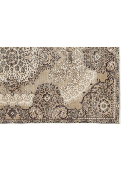 Kahverengi Göbekli Yün Modern Desenli Yün Hav Toz Vermez Leke Tutmayan Salon Yolluk Mutfak El Dokuma Halı indirimleri