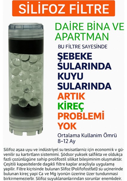 Bina Girişi 10" Filtrasyon Sistemi | Ana Giriş Su Filtresi | Temiz ve Sağlıklı Su (Filtre Dahil) modelleri