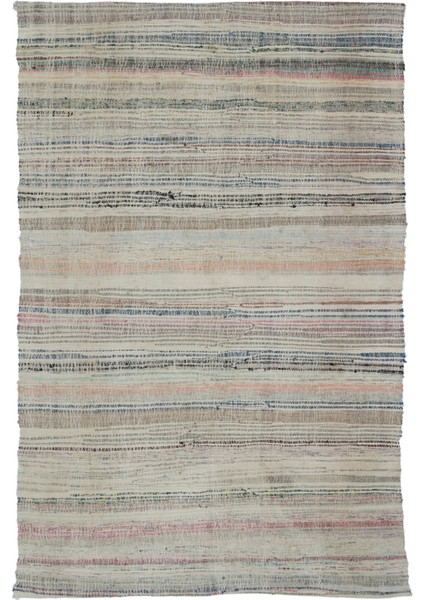 Atina Turkuaz Eskitme Yün Modern Desenli Yün Hav Toz Vermez Leke Tutmayan Salon Yolluk Mutfak El Dokuma Halı