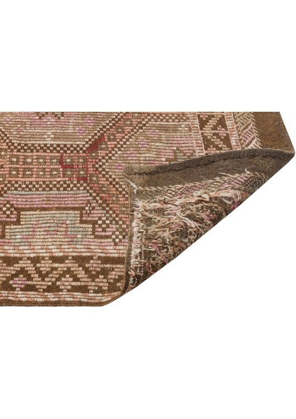 Atina Kahverengi Eskitme Yün Modern Desenli Yün Hav Toz Vermez Leke Tutmayan Salon Yolluk Mutfak El Dokuma Halı fiyatları