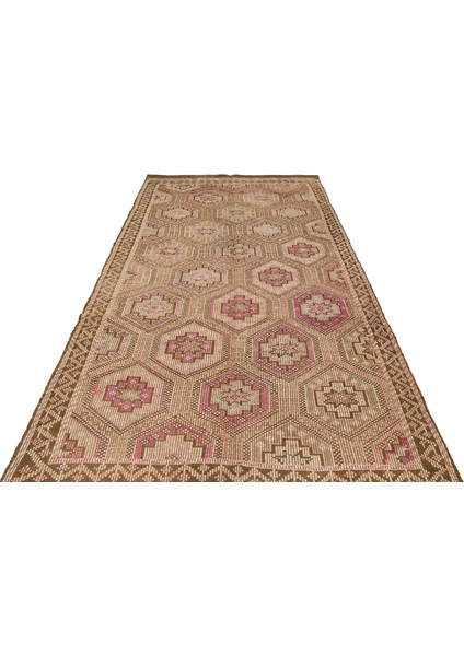 Atina Kahverengi Eskitme Yün Modern Desenli Yün Hav Toz Vermez Leke Tutmayan Salon Yolluk Mutfak El Dokuma Halı modelleri