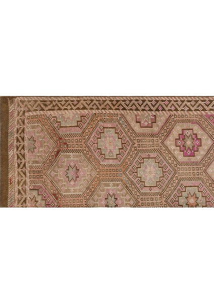 Atina Kahverengi Eskitme Yün Modern Desenli Yün Hav Toz Vermez Leke Tutmayan Salon Yolluk Mutfak El Dokuma Halı fırsatları