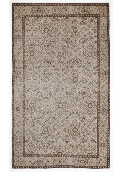 Selanik Bej Eskitme Yün Modern Desenli Yün Hav Toz Vermez Leke Tutmayan Salon Yolluk Mutfak El Dokuma Halı