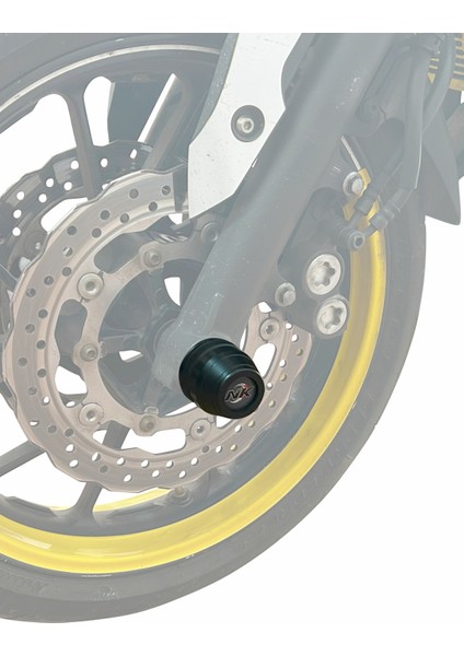 Nkmotors Nk Motors Yamaha Mt-07 2014-2024 Uyumlu Ön Arka Aks Koruma Takoz Seti