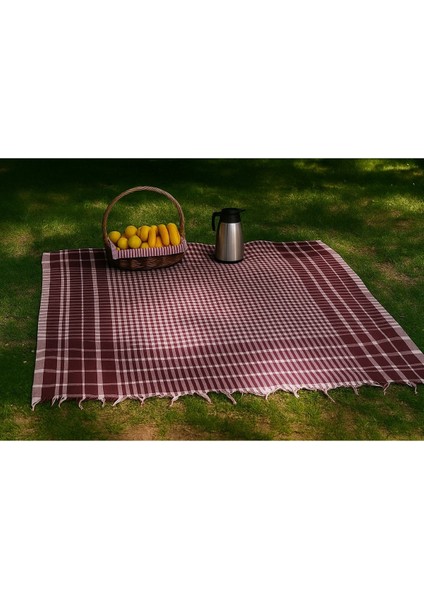 Saçaklı Piti Kareli Masa Örtüsü 150X150 cm – Sofra & Piknik Için Çok Amaçlı Örtü modelleri