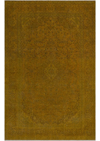 Vintage Bej Göbekli Yün Modern Desenli Yün Hav Toz Vermez Leke Tutmayan Salon Yolluk Mutfak El Dokuma Halı