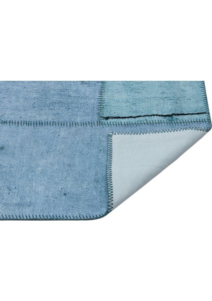 Teselya Mor Patchwork Yün Modern Desenli Yün Hav Toz Vermez Leke Tutmayan Salon Yolluk Mutfak El Dokuma Halı fiyatları