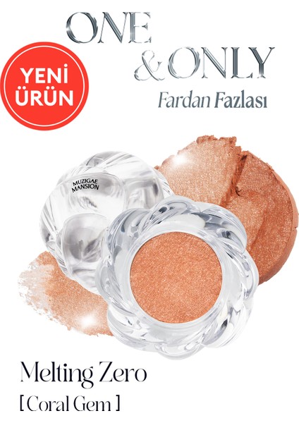 Ultra Yumuşak, Çok Amaçlı, Tekli Far Muzıgae Mansıon One&only Shadow Melting Zero (Coral Gem)