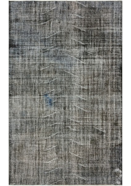 Atina Turkuaz Eskitme Yün Modern Desenli Yün Hav Toz Vermez Leke Tutmayan Salon Yolluk Mutfak El Dokuma Halı