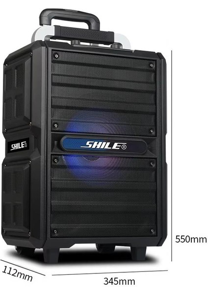 SL-2017 50 Watt Taşınabilir Seyyar Aktif Amfi Hoparlör Kablosuz El + Yaka Mikrofonlu Usb+Sd+Bt Kumandalı modelleri