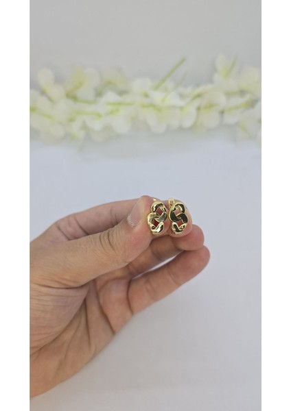 14 Ayar Altın Kaplama Zirkon Taşlı Kadın Küpe – Zarif ve Işıltılı (M29) modelleri