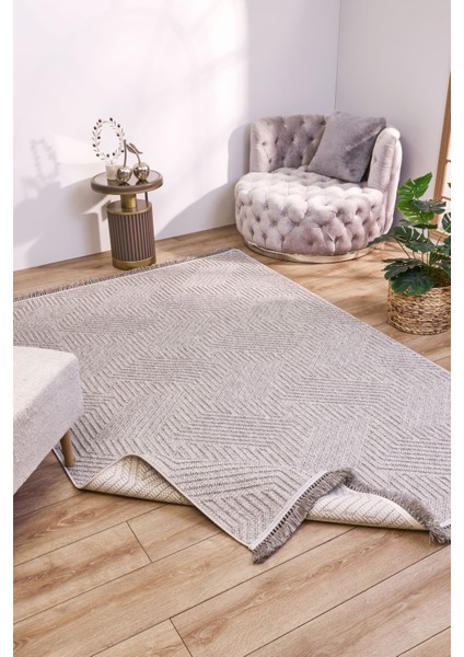 Xilong Gri Modern Etnik Desenli Hav Vermeyen Leke Tutmayan Kolay Temizlenen Yumuşak Makine Salon Yolluk Mutfak Halı fiyatları