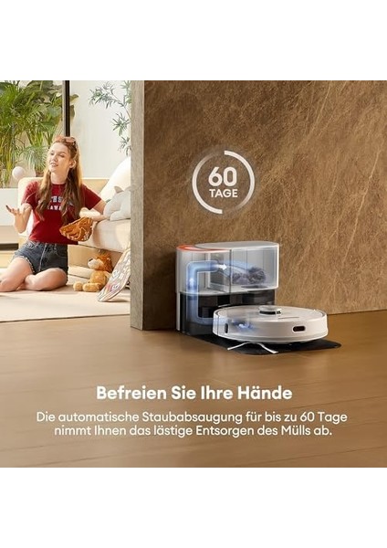 T10 Pro Robot Süpürge, Silme Fonksiyonlu, Istasyonu, 4000 Pa Temizlik Robotu, Uzun Çalışma Süresi 200 Dakika, Lidar Navigasyon, Halı Algılamalı Robot Süpürge, Kartografi, Wifi/app fiyatları