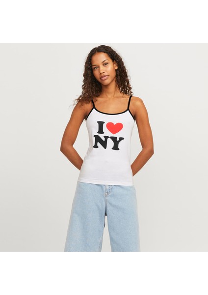 Kadin Gögüs Baskili U Yaka Askili Bluz - Gigi