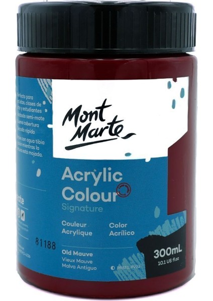 mm Akrilik Renkli Boya Signature 300ML - Old Mauve