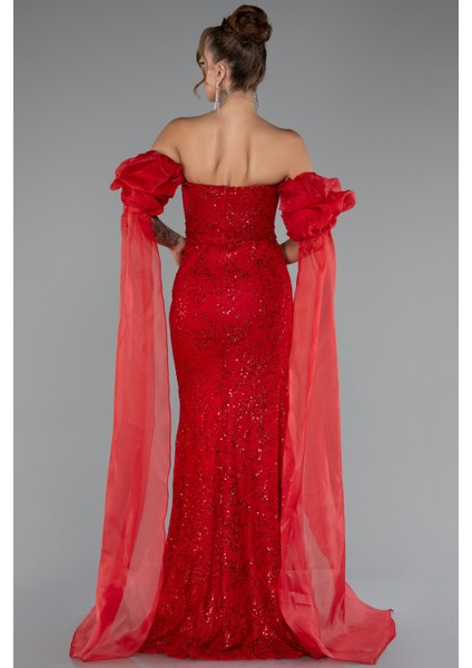 Straplez Uzun Dantel Özel Tasarım Abiye ABU5102 fiyatları