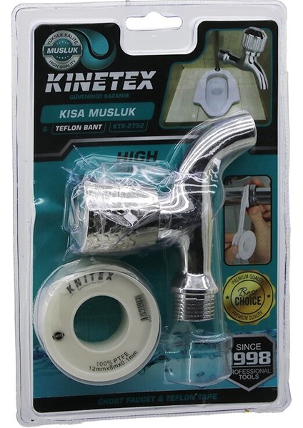 Kısa Musluk ve Teflon Bant (4741)