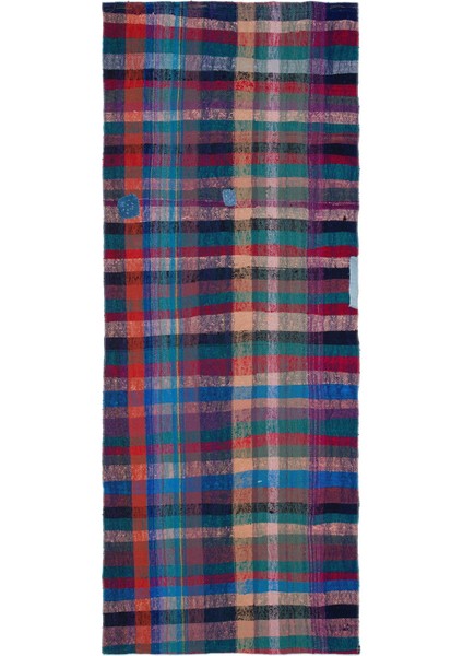 Girit Kahverengi Geometrik Yün Modern Desenli Yün Hav Toz Vermez Leke Tutmayan Salon Yolluk Mutfak El Dokuma Halı