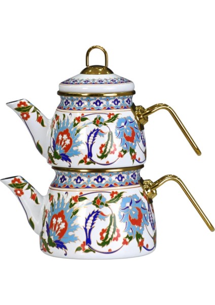 Home Hanzade Mini Model Emaye Çaydanlık