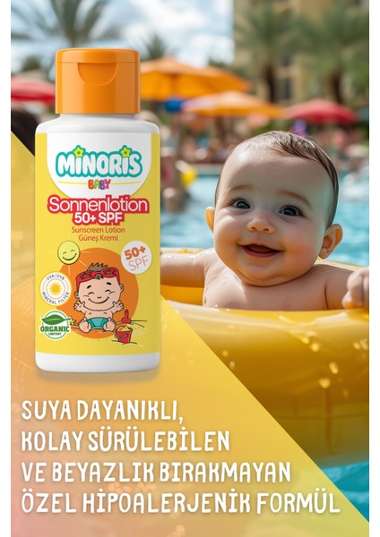 Baby Organik Bebek Güneş Kremi 50 Spf+ 50ML fiyatları