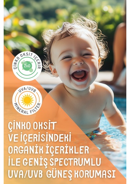 Baby Organik Bebek Güneş Kremi 50 Spf+ 50ML indirimleri