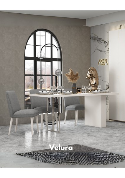 Destan Yemek Odası Takımı (Yemek Masası + 4 Adet Sandalye)