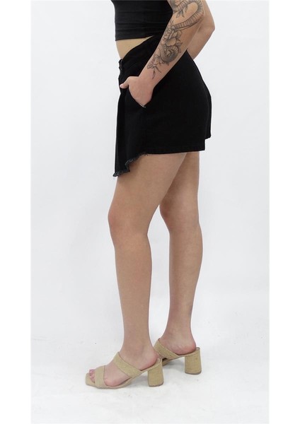 Kadın Etekli Mini Kot Şort fiyatları