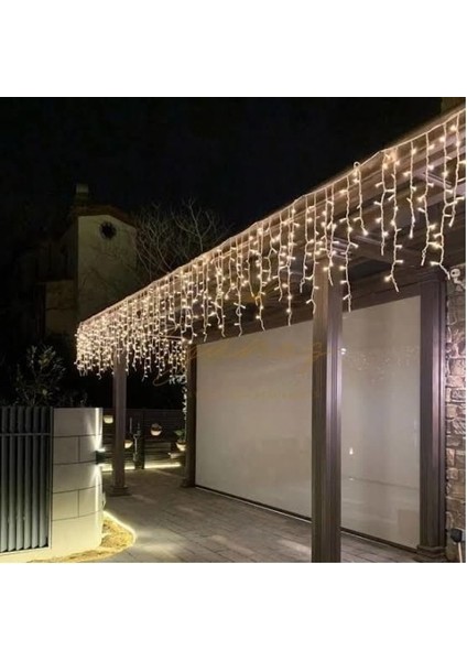 3m 100 LED 20 Saçak 30*50*70CM Çakarlı IP65 Dış Mekan