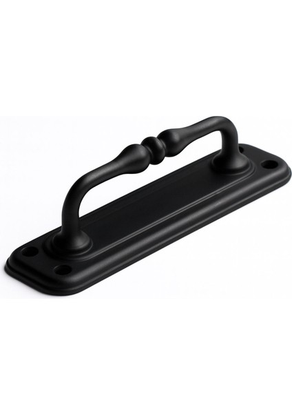 Metal Kapı Çekme Kolu Tutamağı Kulp Kulpları Dolap Mobilya Dolap Çekmece Siyah Büyük 14.5 cm indirimleri