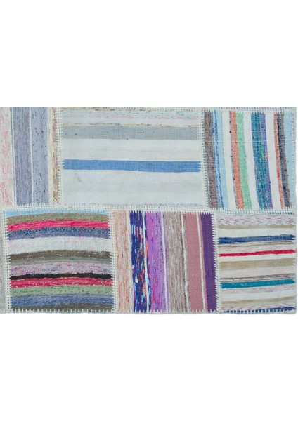 Iskece Bej Patchwork Yün Modern Desenli Yün Hav Toz Vermez Leke Tutmayan Salon Yolluk Mutfak El Dokuma Halı fırsatları