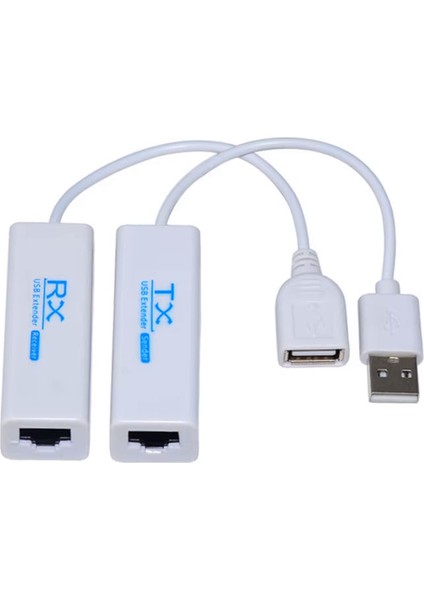 USB 2.0 To RJ45 Cat5 Cat6 Extender 200M Ye Kadar RJ45 ile USB Uzatma fiyatları