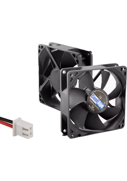 9cm 5V 2 Pinli Fan 9cm x 9cm x 2.5cm Dc 5V Fan fırsatları