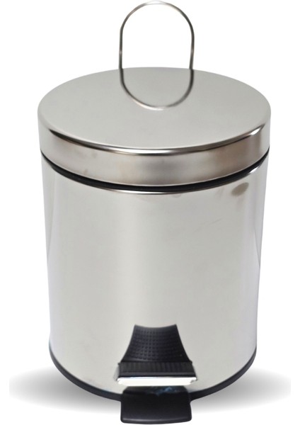 Asma Aparatlı Pedallı Krom Metal 3 Litrelik Çöp Kovası | Şık, Hijyenik ve Kullanışlı Tasarım | Otel Konsept fiyatları