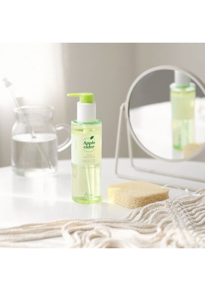 Apple Cider Deep Cleansing Oil 200ML Elma Sirkeli Gözenek Arındırıcı Yağ Bazlı Vegan Temizleme Yağı indirimleri