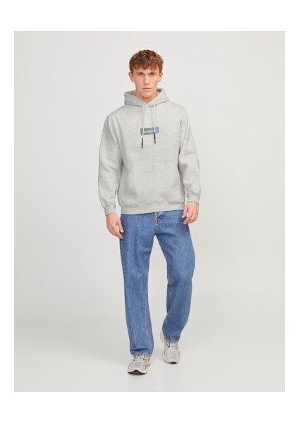 Jack Jones Erkek Gri Kapüşonlu Sweatshirt 12262428 indirimleri