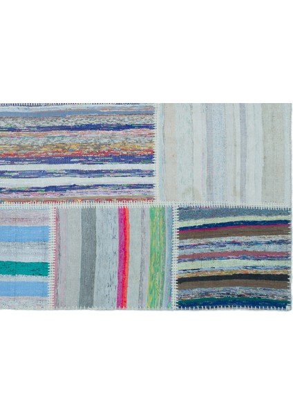 Iskece Bej Patchwork Yün Modern Desenli Yün Hav Toz Vermez Leke Tutmayan Salon Yolluk Mutfak El Dokuma Halı fırsatları