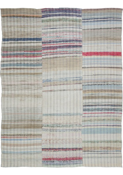 Atina Bej Eskitme Yün Modern Desenli Yün Hav Toz Vermez Leke Tutmayan Salon Yolluk Mutfak El Dokuma Halı