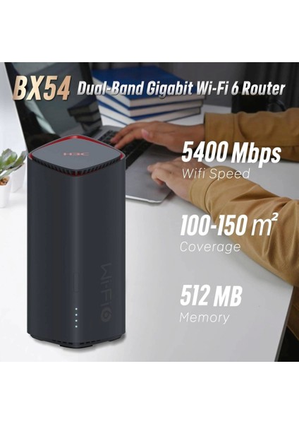 Magic BX54, Tekli Mesh, 5400MBPS, Dual Band, Wifi6, 4port Gigabit Lan, Geniş Kapsama Alanı, Router, Geniş Alan Internet Ağı Sağlayıcısı modelleri