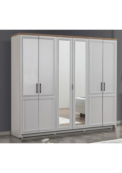 Dardason Bahar 6 Kapılı Dolap