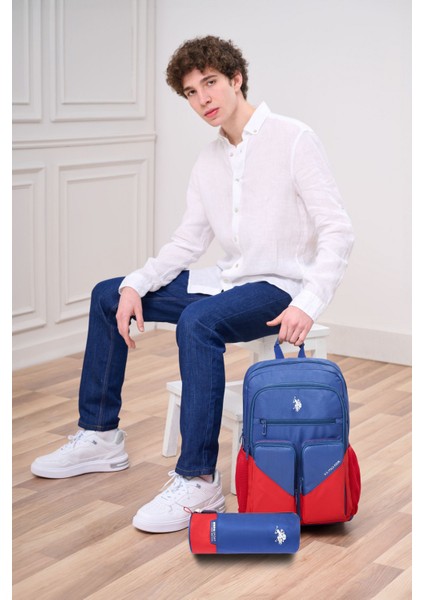 Us Polo Assn Ç-24109'2 Li Kalemlikli Okul Sırt Çantası Öğrenci Günlük