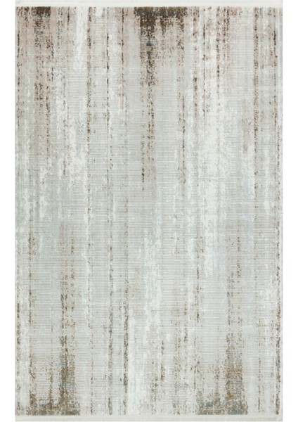 Athens Vizon Modern Etnik Desenli Akrilik Hav Vermeyen Leke Tutmayan Kolay Temizlenen Yumuşak Makine Salon Yolluk Mutfak Halı