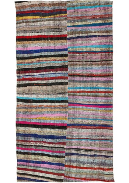 Teselya Bej Patchwork Yün Modern Desenli Yün Hav Toz Vermez Leke Tutmayan Salon Yolluk Mutfak El Dokuma Halı